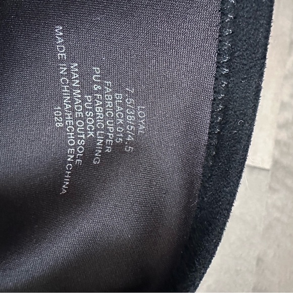 Steve Madden over the knee boots block heel almond black faux suede Loyal 7,5 - Picture 6 of 8